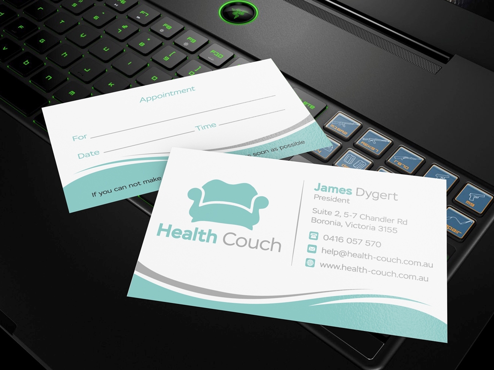 health couch logo design by ManishKoli