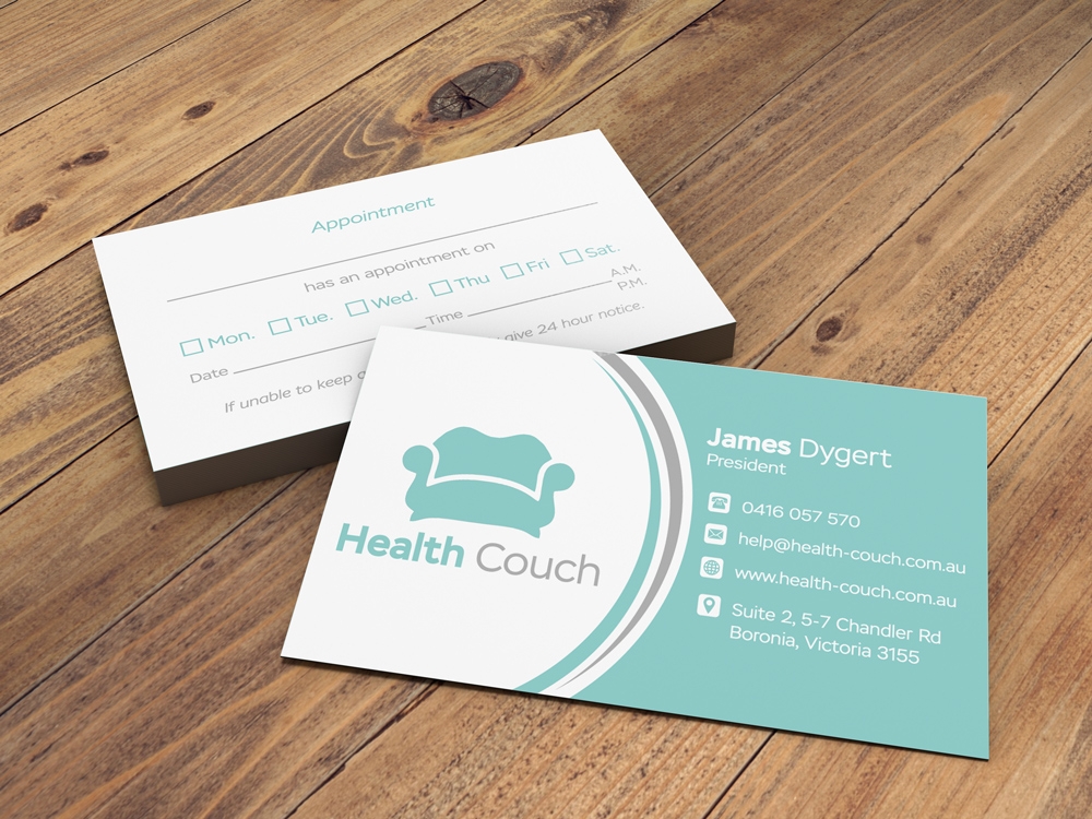 health couch logo design by ManishKoli