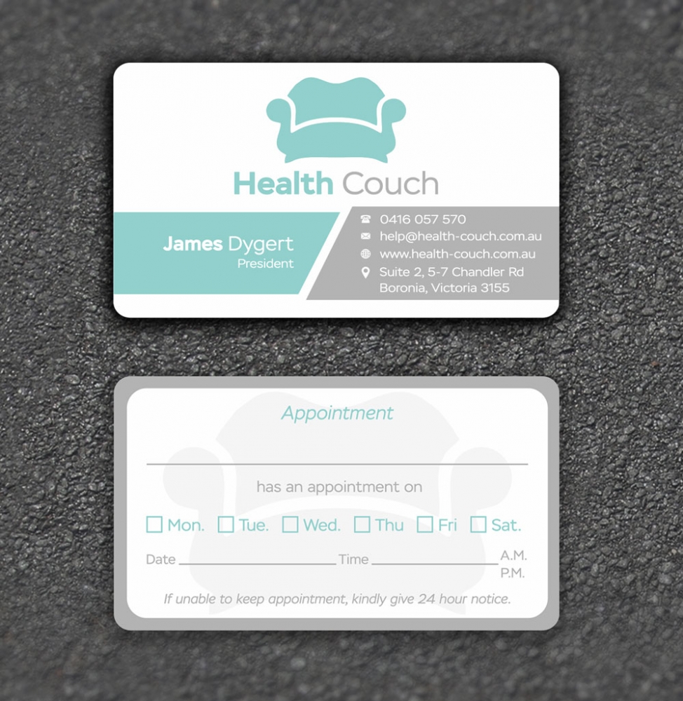 health couch logo design by ManishKoli