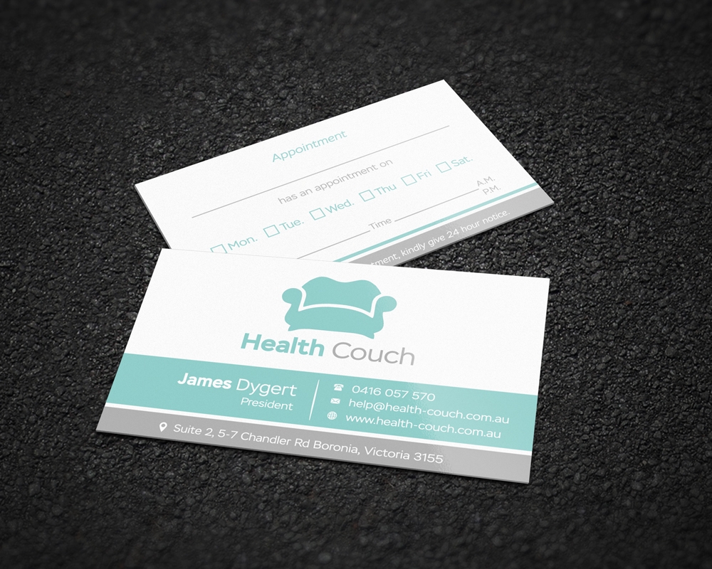 health couch logo design by ManishKoli