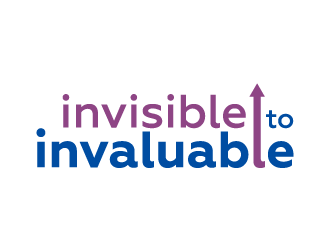 Invisible to Invaluable logo design by denfransko