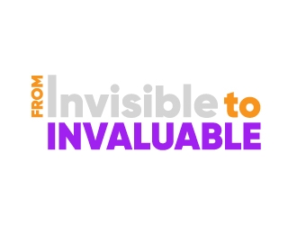 Invisible to Invaluable logo design by Erasedink