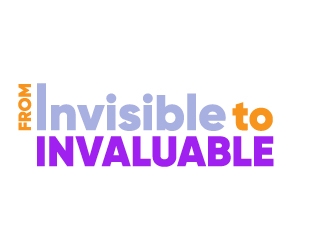 Invisible to Invaluable logo design by Erasedink