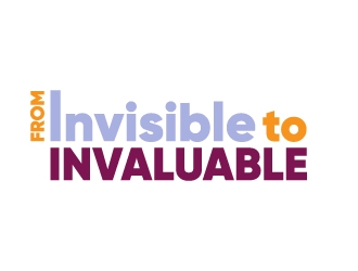 Invisible to Invaluable logo design by Erasedink