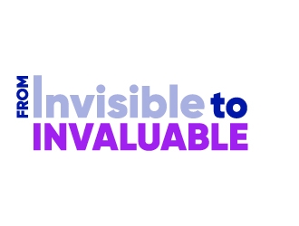 Invisible to Invaluable logo design by Erasedink