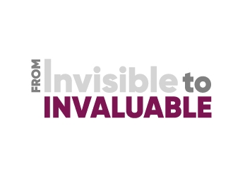 Invisible to Invaluable logo design by Erasedink