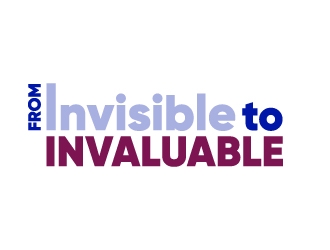 Invisible to Invaluable logo design by Erasedink