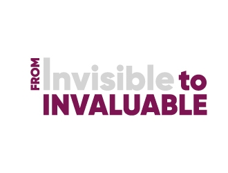 Invisible to Invaluable logo design by Erasedink