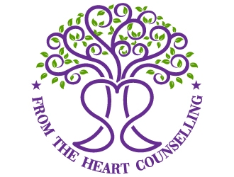 From the heart counselling logo design by design_brush