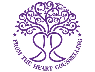 From the heart counselling logo design by design_brush