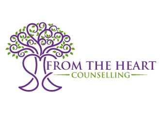 From the heart counselling logo design by design_brush