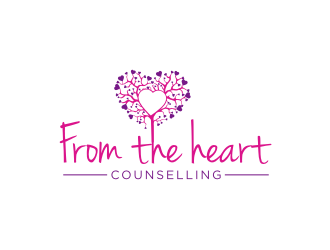 From the heart counselling logo design by Barkah