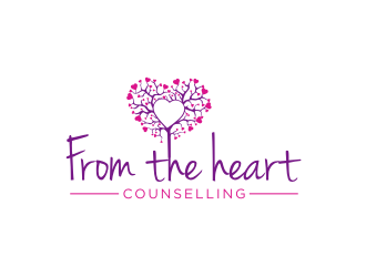 From the heart counselling logo design by Barkah