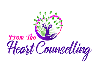 From the heart counselling logo design by 3Dlogos