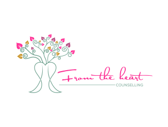 From the heart counselling logo design by qqdesigns