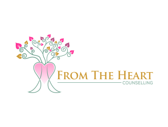 From the heart counselling logo design by qqdesigns