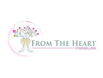 From the heart counselling logo design by qqdesigns