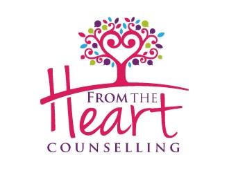 From the heart counselling logo design by invento