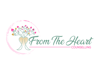 From the heart counselling logo design by qqdesigns