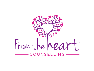 From the heart counselling logo design by Barkah