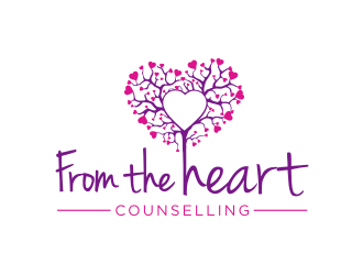 From the heart counselling logo design by Barkah