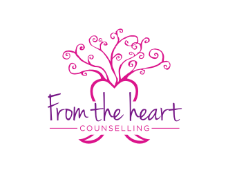 From the heart counselling logo design by Barkah