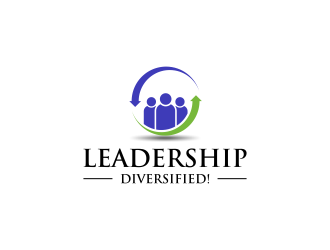 Leadership Diversified! logo design by haidar