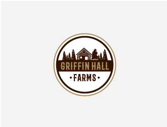 Griffin Hall Farms logo design by kevlogo