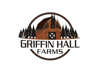 Griffin Hall Farms logo design by BintangDesign