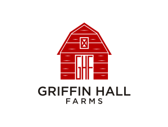 Griffin Hall Farms logo design by artery