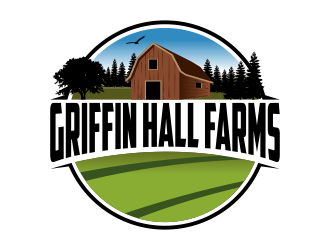 Griffin Hall Farms logo design by Kruger