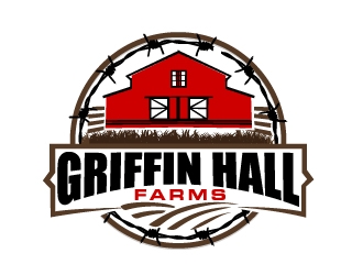 Griffin Hall Farms logo design by AamirKhan