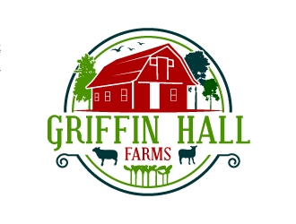 Griffin Hall Farms logo design by uttam