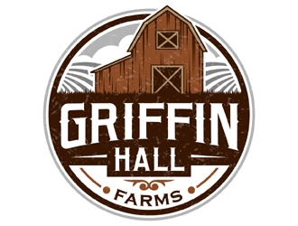 Griffin Hall Farms logo design by MAXR