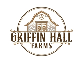 Griffin Hall Farms logo design by b3no