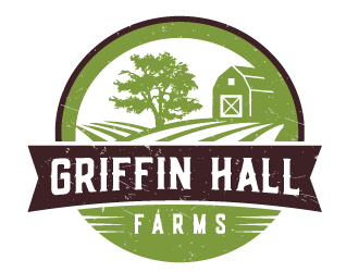 Griffin Hall Farms logo design by akilis13