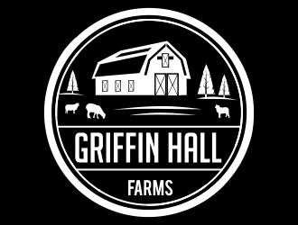 Griffin Hall Farms logo design by aldesign