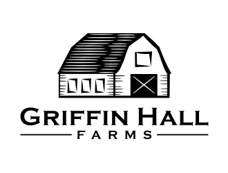 Griffin Hall Farms logo design by puthreeone