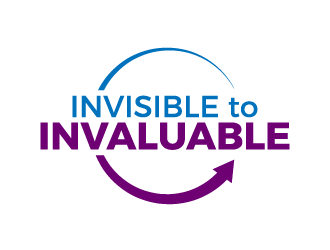 Invisible to Invaluable logo design by denfransko