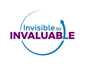 Invisible to Invaluable logo design by denfransko