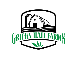 Griffin Hall Farms logo design by Gwerth