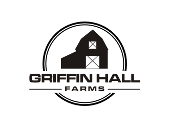 Griffin Hall Farms logo design by Barkah