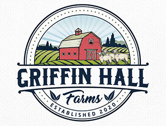 Griffin Hall Farms logo design by Optimus