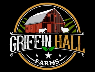 Griffin Hall Farms logo design by design_brush