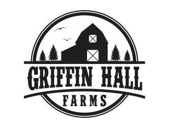 Griffin Hall Farms logo design by rokenrol