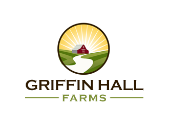 Griffin Hall Farms logo design by kunejo