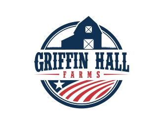 Griffin Hall Farms logo design by rokenrol