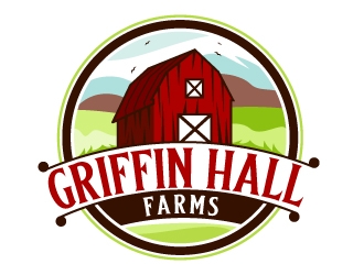 Griffin Hall Farms logo design by Suvendu