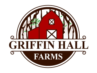 Griffin Hall Farms logo design by Suvendu