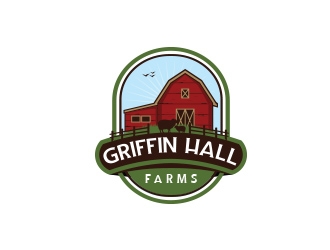 Griffin Hall Farms logo design by sankalpit